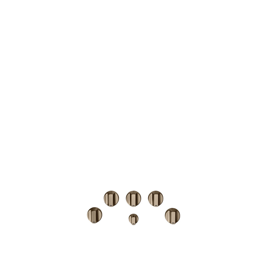 Café™ Brushed Bronze 5-Piece Gas Cooktop Knobs - CXCG1K0PMBZ