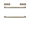 Café™ Brushed Bronze Front Control Electric Knobs and Handles Set - CXFCEHKPMBZ