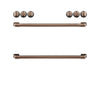 Café™ Brushed Copper Front Control Induction Knobs and Handles Set - CXFCHHKPMCU