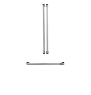 Café Brushed Stainless French Door Refrigerator Handle Kit - CXMA3H3PNSS
