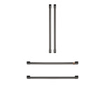 Café Brushed Black Refrigerator Handle Kit - CXQB4H4PNBT