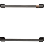 Café Brushed Black Undercounter Refrigeration Handle Kit - CXQD2H2PNBT