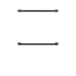 Café™ Brushed Black 2Pcs. 30" Wall Oven Handle - CXWD0H0PMBT