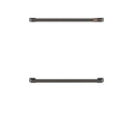 Café™ Brushed Black 2Pcs. 30" Wall Oven Handle - CXWD0H0PMBT