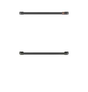 Café™ Brushed Black 2Pcs. 30" Wall Oven Handle - CXWD0H0PMBT