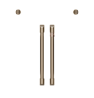 Café™ Brushed Bronze 2Pcs. French-Door Handles and 2Pcs. Knobs Set - CXWSFHKPMBZ