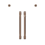 Café™ Brushed Copper 2Pcs. French-Door Handles and 2Pcs. Knobs - CXWSFHKPMCU