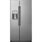 Café Stainless Steel 36" Counter-Depth Side-by-Side Refrigerator (21.9 Cu. Ft.) - CZS22MP2NS1