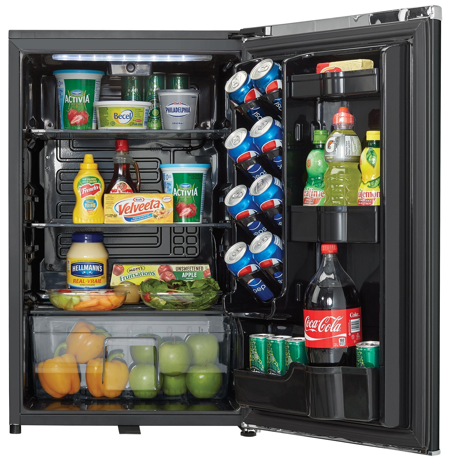 Danby Metallic Black Contemporary Classic Compact Refrigerator (4.4 Cu.Ft.) - DAR044A6MDB