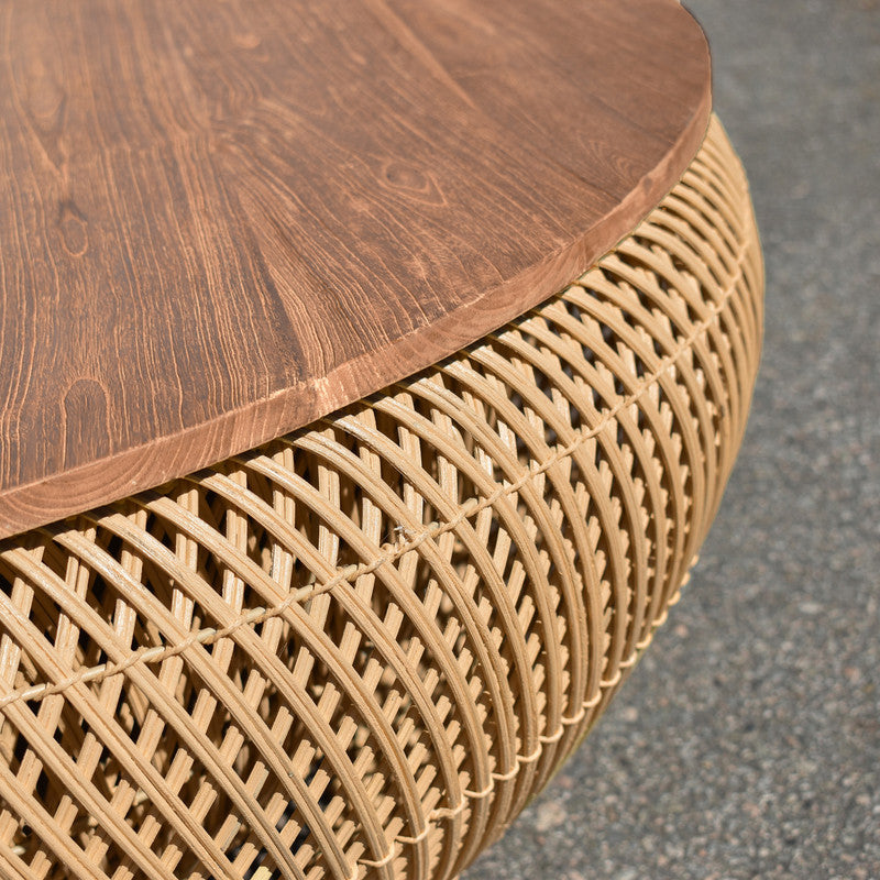 Istedgade II Reclaimed Teak End Table - Natural