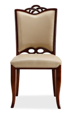 Svenstrup Dining Chair - Cream/Walnut - Set of 2