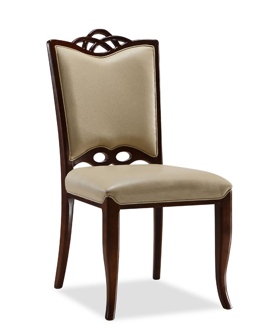 Svenstrup Dining Chair - Cream/Walnut - Set of 2