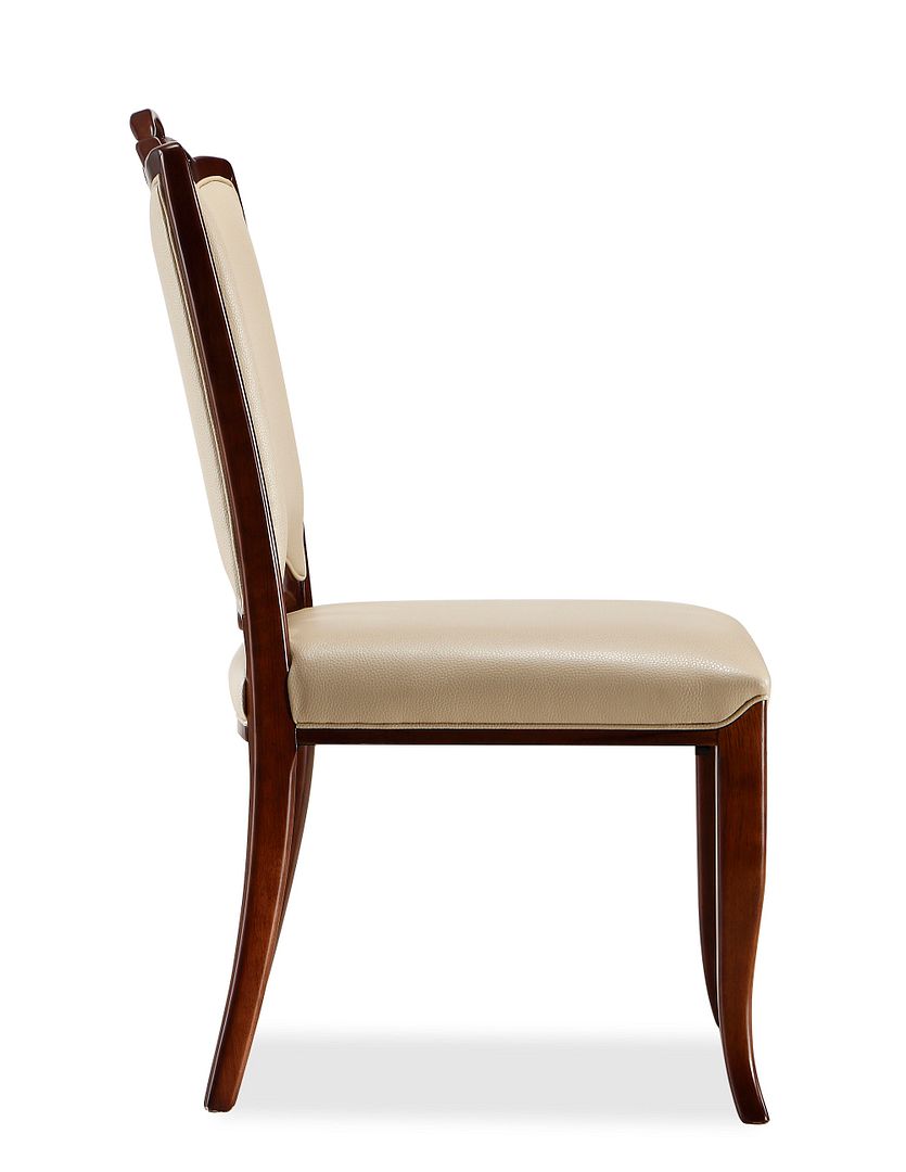 Svenstrup Dining Chair - Cream/Walnut - Set of 2