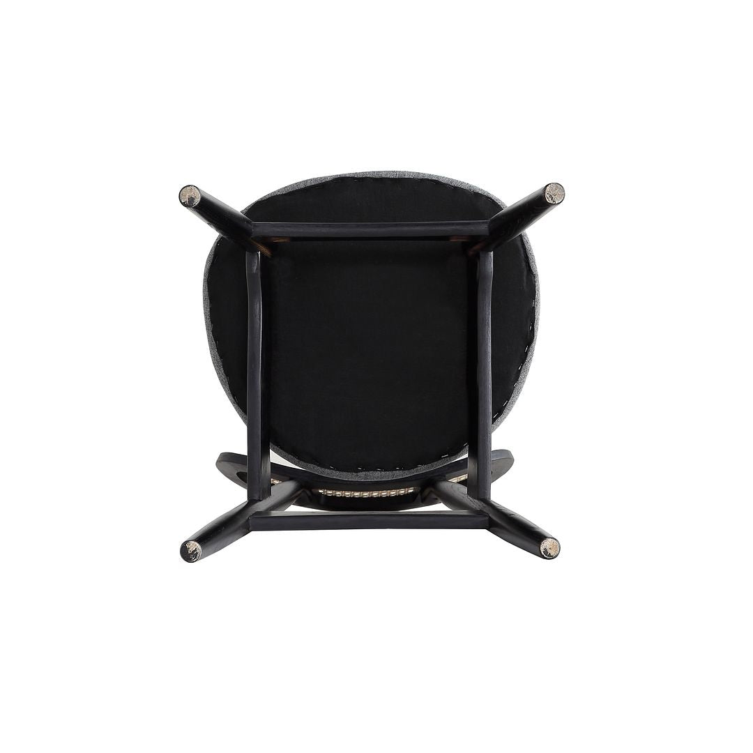 Oliver Dining Chair - Black/Grey - Set of 2