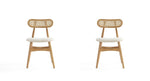 Oliver Dining Chair - Nature/Oatmeal - Set of 2