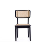 Stensby Dining Chair - Black/Natural Cane - Set of 2