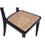 Stensby Dining Chair - Black/Natural Cane - Set of 2