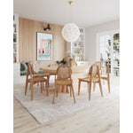 Koldby Round Dining Chair - Nature Cane - Set of 2