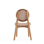 Koldby Round Dining Chair - Nature Cane - Set of 2