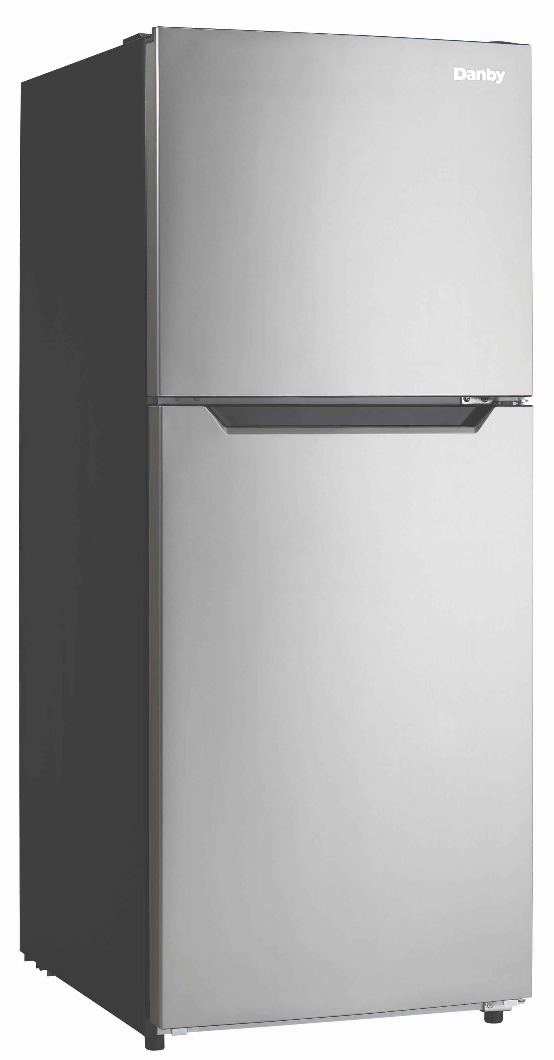 Danby Black And Stainless Look Apartment Size Refrigerator (10.1 Cu.Ft.) - DFF101B1BSLDB