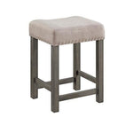 Poitou 4-Piece Marble Counter-Height Dining Set - Grey Oak
