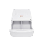L2 White 27" Laundry Pedestal and Storage Drawer for L2 Front-Load Washer and Dryer - TLP1WW