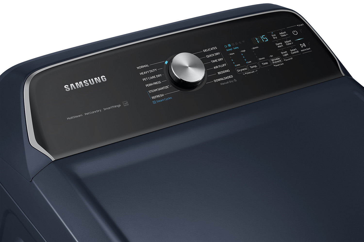 Samsung Navy Smart Dryer with Pet Care (7.4cu.ft) - DVE54CG7155DAC