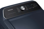 Samsung Navy Top Load Washer with Pet Care and Agitator (6.1cu.ft) & Smart Dryer with Pet Care (7.4cu.ft) - WA53CG7155ADA4/DVE54CG7155DAC