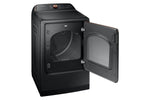 Samsung Black Stainless Ultra Capacity Top Load Washer (6.2cu.ft) & Smart Electric Dryer with Pet Care (7.4cu.ft) - WA54CG7550AVA4/DVE54CG7550VAC