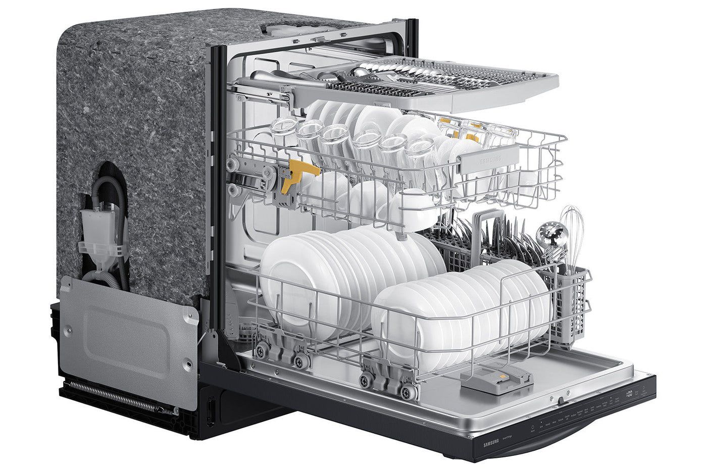 Samsung Matte Black Stainless Steel 3rd Rack Dishwasher - DW80CG5451MTAA