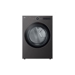 LG Black Steel 7.4 cu. ft. Ultra Large Capacity Smart Front Load Dryer with Built-In Intelligence & TurboSteam® - DLEX6700B