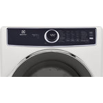 Electrolux White Front Load Electric Steam Dryer (8.0 Cu. Ft.) - ELFE753CAW