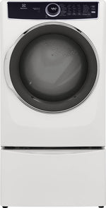 Electrolux White Front Load Electric Steam Dryer (8.0 Cu. Ft.) - ELFE753CAW
