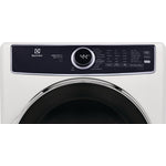 Electrolux White Front Load Gas Steam Dryer (8.0 Cu. Ft.) - ELFG7637AW