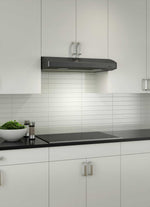 Broan Black Stainless Steel 36" 650 Max CFM Under-the-Cabinet Range Hood - ERLE136BLS