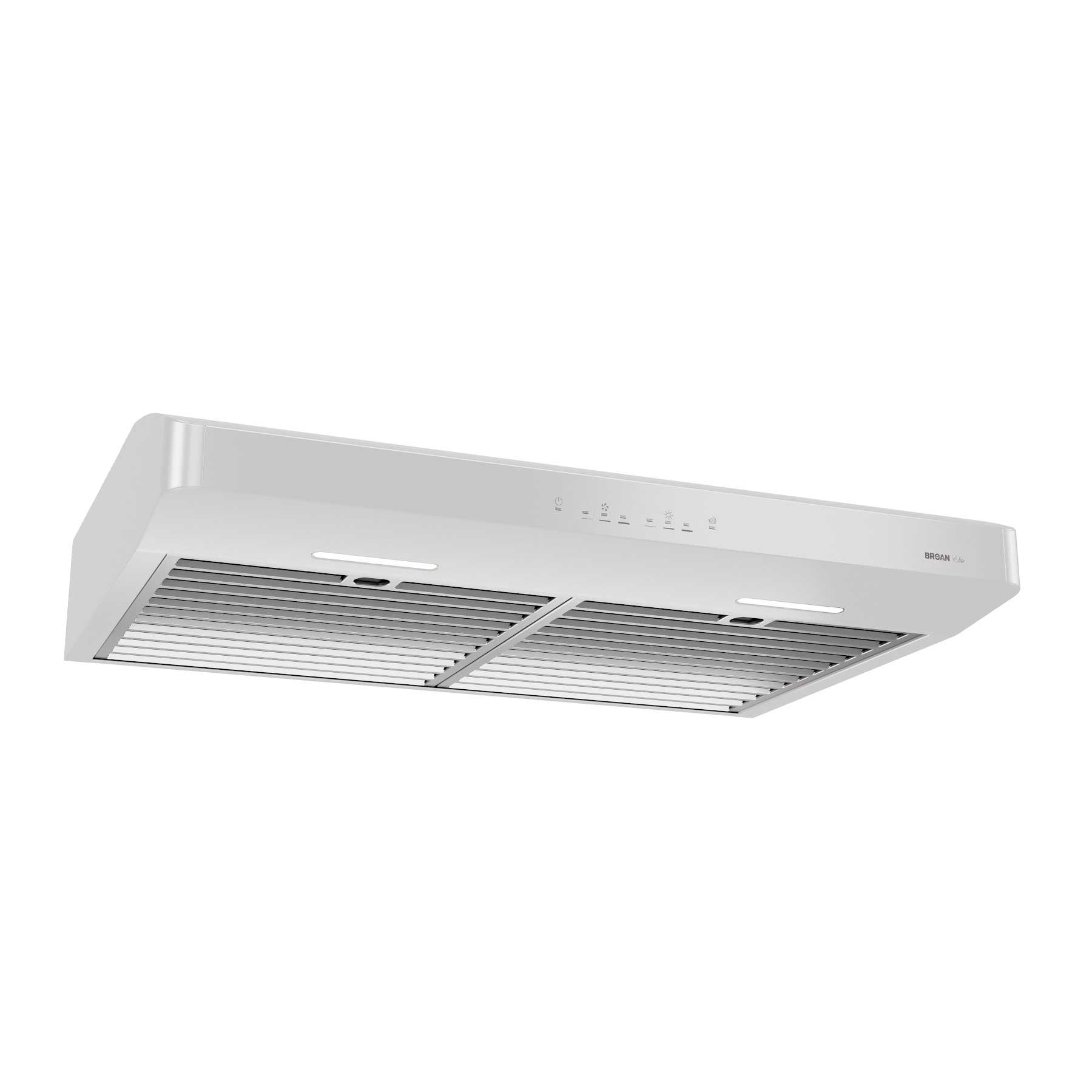 Broan White 36" 650 Max CFM Under-the-Cabinet Range Hood - ERLE136WH