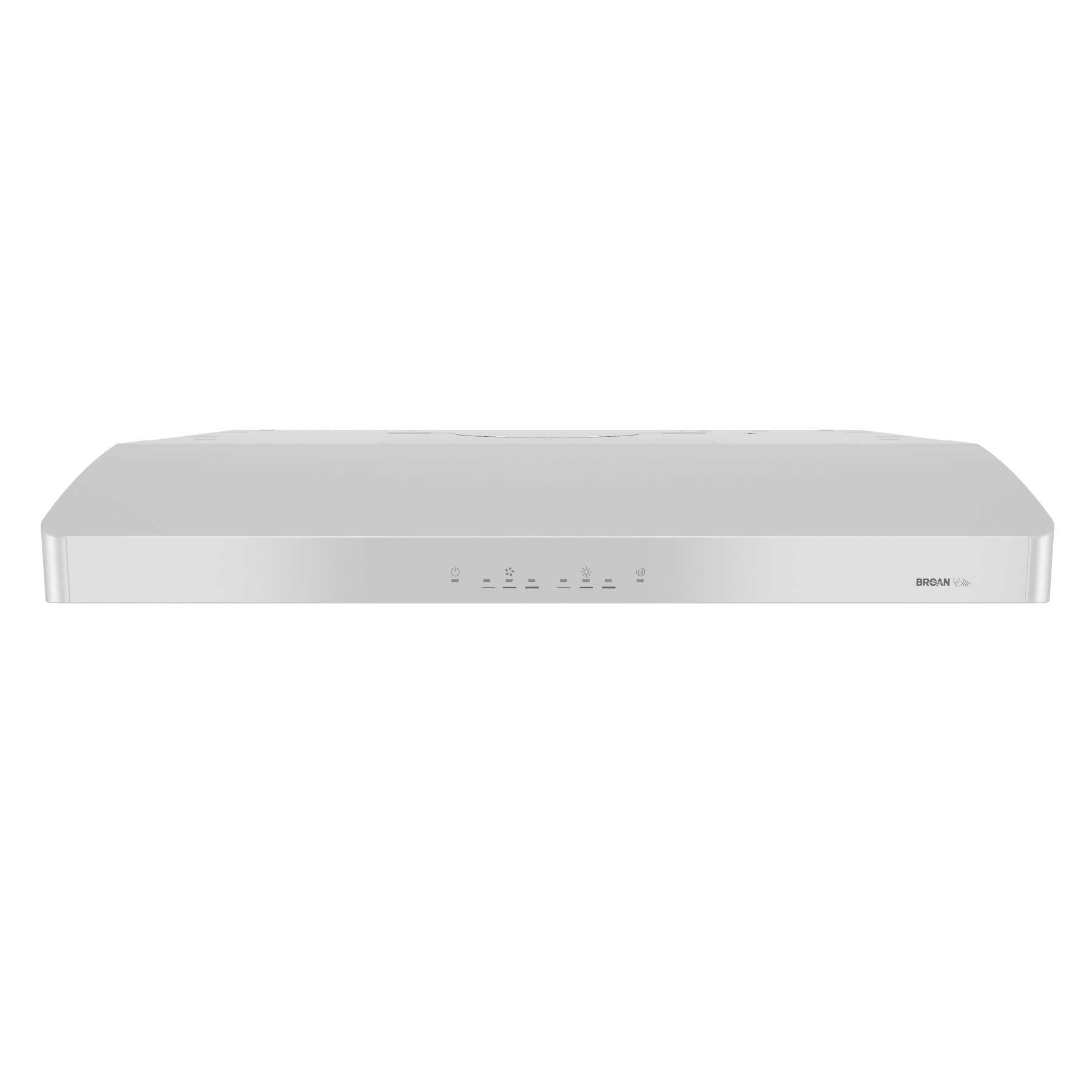 Broan White 36" 650 Max CFM Under-the-Cabinet Range Hood - ERLE136WH