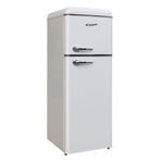 Epic 21.5" White Retro Top-Freezer Refrigerator (7.5 Cu. Ft.) - ERR82W-1