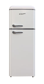 Epic 21.5" White Retro Top-Freezer Refrigerator (7.5 Cu. Ft.) - ERR82W-1
