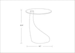 Altamura Accent Table - White