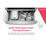 Frigidaire White 30'' Front Control Gas Range (5.1 Cu. Ft) - FCFG3062AW