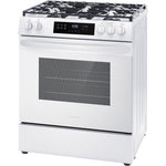 Frigidaire White 30'' Front Control Gas Range (5.1 Cu. Ft) - FCFG3062AW