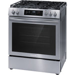 Frigidaire Stainless Steel 30'' Front Control Gas Range (5.1 Cu. Ft) - FCFG3083AS