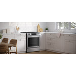 Frigidaire Stainless Steel 30'' Front Control Gas Range (5.1 Cu. Ft) - FCFG3083AS
