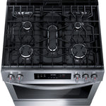 Frigidaire Stainless Steel 30'' Front Control Gas Range (5.1 Cu. Ft) - FCFG3083AS