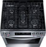 Frigidaire Stainless Steel 30'' Front Control Gas Range (5.1 Cu. Ft) - FCFG3083AS