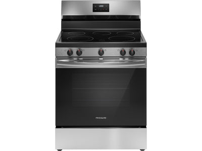 Frigidaire Stainless Steel 30" Electric Range (5.3 Cu. Ft) - FCRE305CBS
