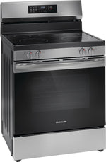 Frigidaire Stainless Steel 30" Freestanding Electric Range with Air Fry (5.3 Cu. Ft.) - FCRE308CAS
