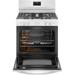 Frigidaire White 30" Gas Range (5.1 Cu. Ft) - FCRG3052BW