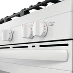 Frigidaire White 30" Gas Range with Quick Boil and Even Baking Technology (5.1 Cu. Ft) - FCRG3062AW